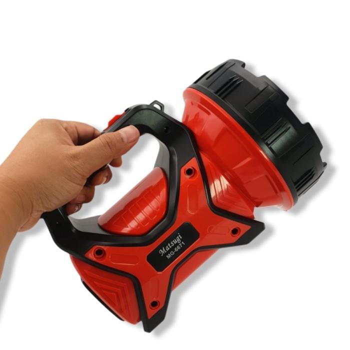 TTS MATSUGI Senter LED RAMBO 20W MG-6671 I Senter Jumbo Jarak Jauh Untuk Tambak Hutan MG6671