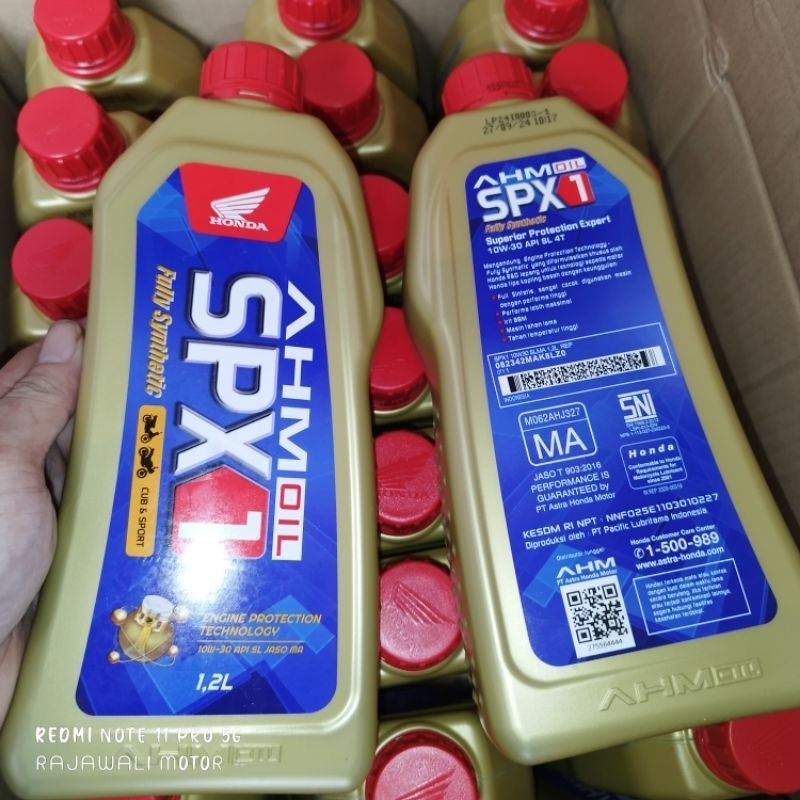oli spx 1 sae 10W30 1,2 Liter Original AHM