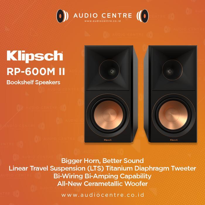 PROMO GASPOLL Klipsch RP-600M II RP 600M MKII Reference Premier Bookshelf Speaker