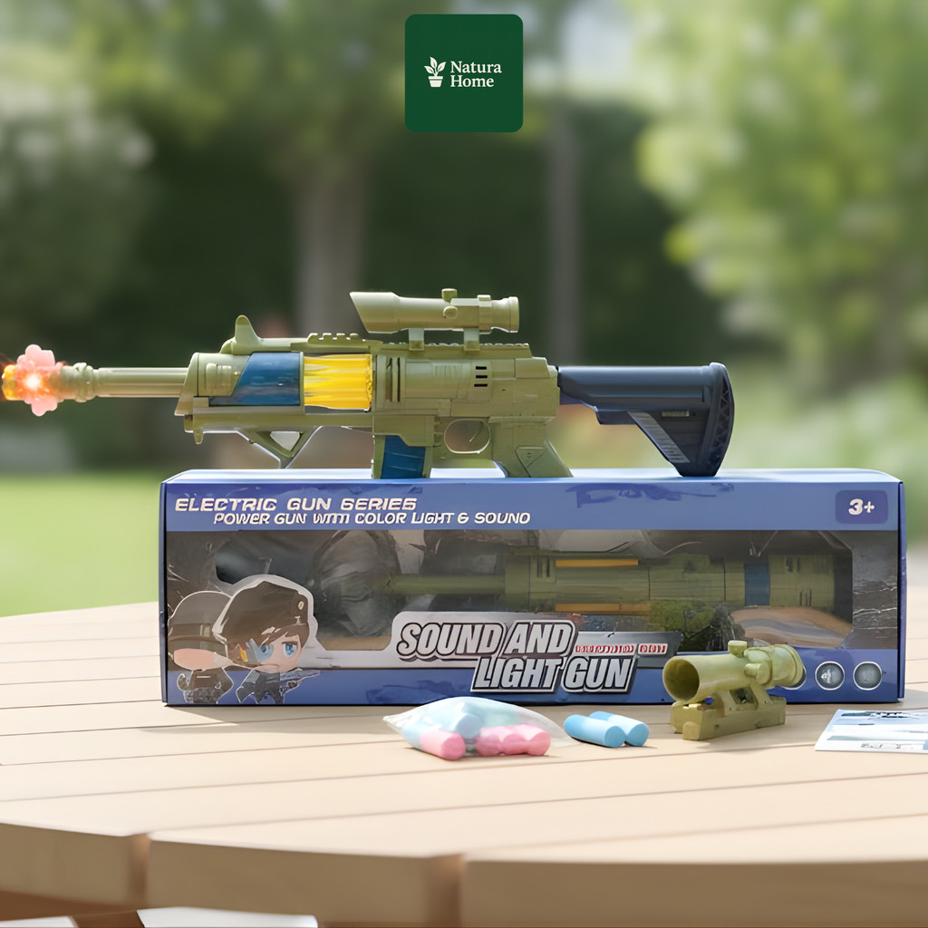 NATURAHOMEE Mainan Anak tembaan Elektrik Solid Color – Lampu, Suara & Getar (IC Vibration)