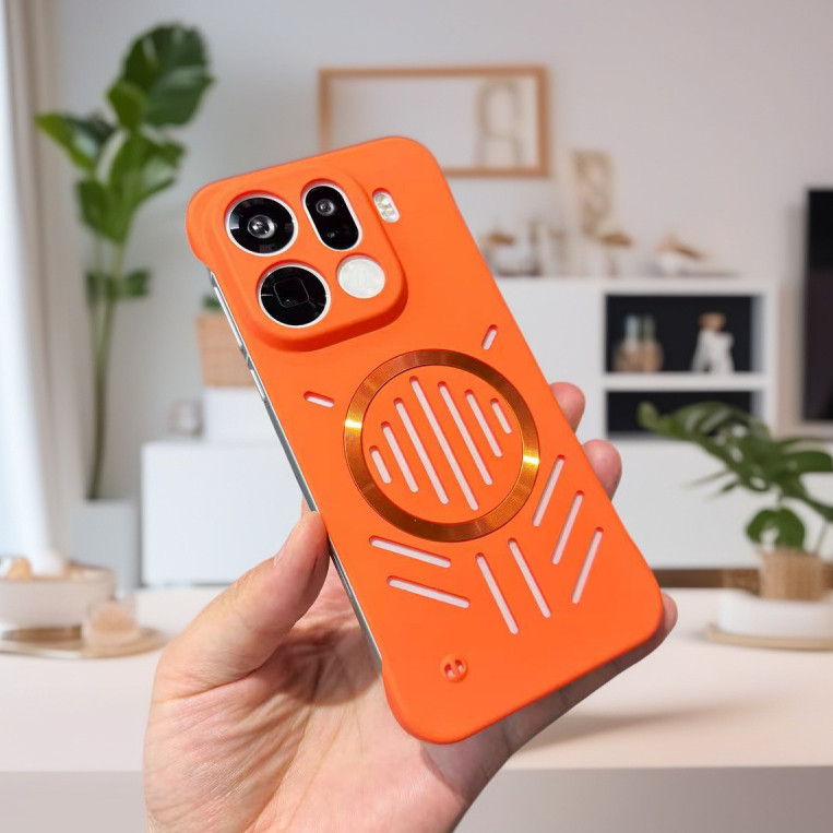 Lightweight Frameless Hollow Heat Dissipation Magnetic Case For OPPO Find X9 Pro X8 Ultra X8 Pro X8S