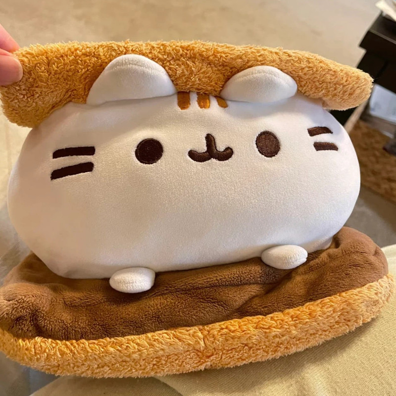 New Anime Pusheen Plush Toys New Doll Short Plush Cat Donut Pillow Send Friends Holiday Birthday Chr