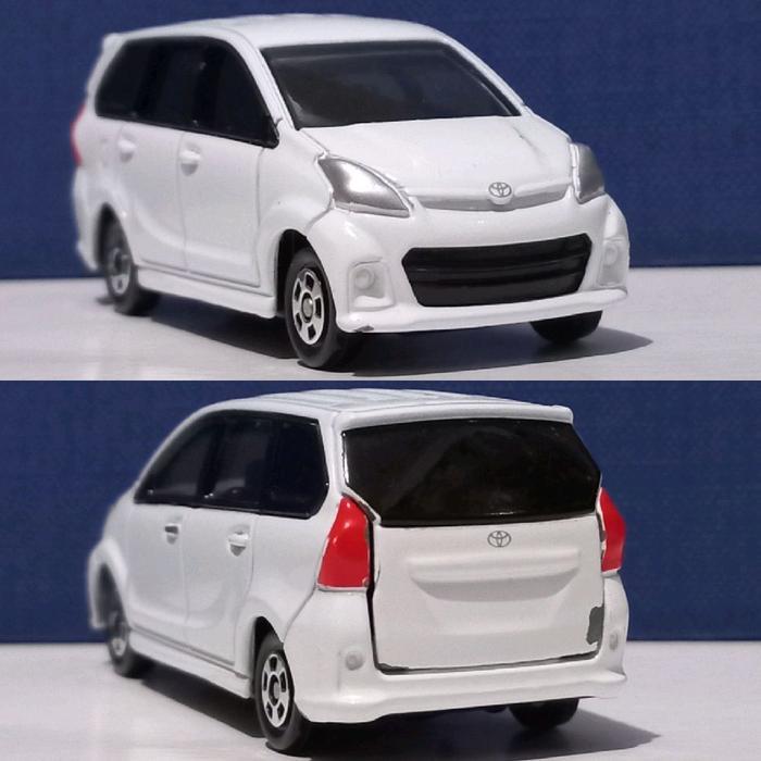 Diecast Tomica Toyota Avanza Veloz Putih White  Takara Tomy aka Daihatsu Xenia AS-01