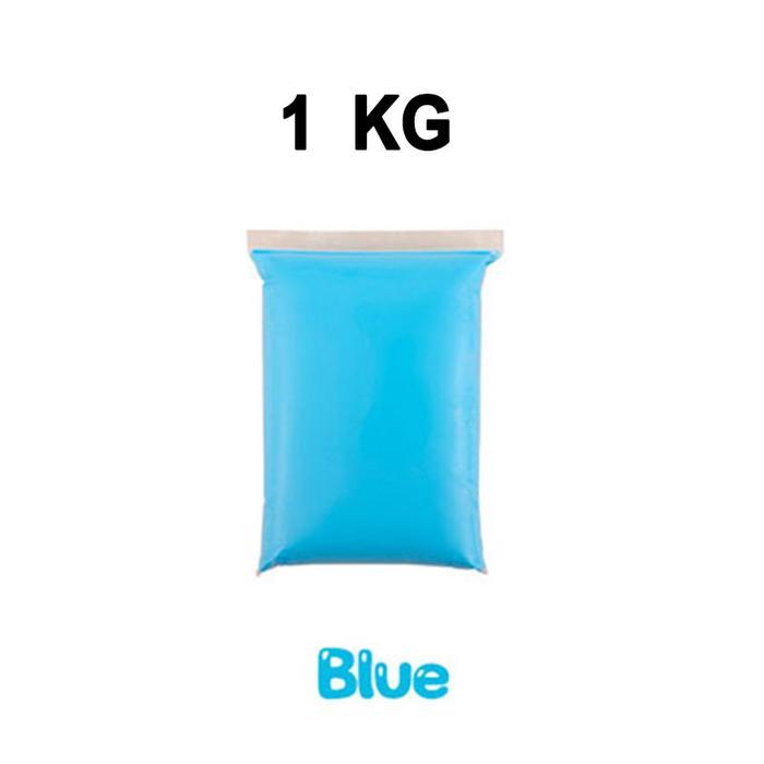 Mainan PasirAjaib Anak 1kg Mainan Pasir Impor Murah - Biru
