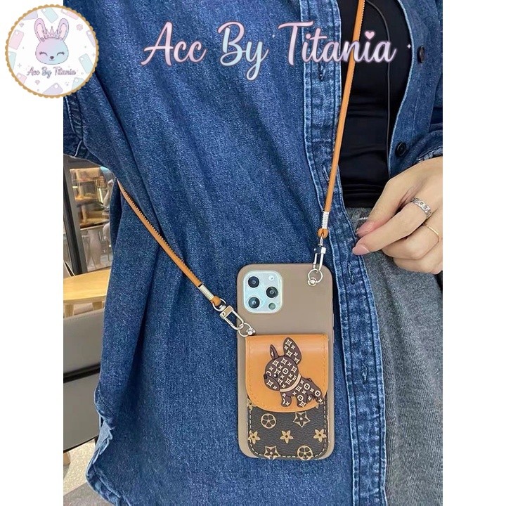 Casing Tali Tas Model dompet  FH85 WM for Oppo Realme 2 U1 U2 3 5 5s 5i 6 7 7i 8 8i 9 10 11 14 Pro C
