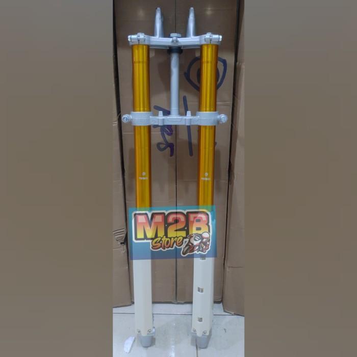 USD up side upside down shock depan Klx cross - Gold - Gold