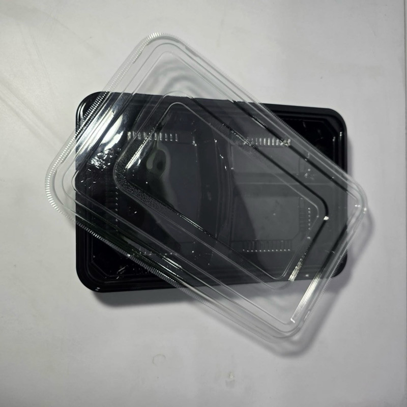 PROMO[50 SET] Mika Bento Sekat 3 HIPS - PET / Tray Bento 3 Sekat PET - HIPS / Box BentoMURAHH