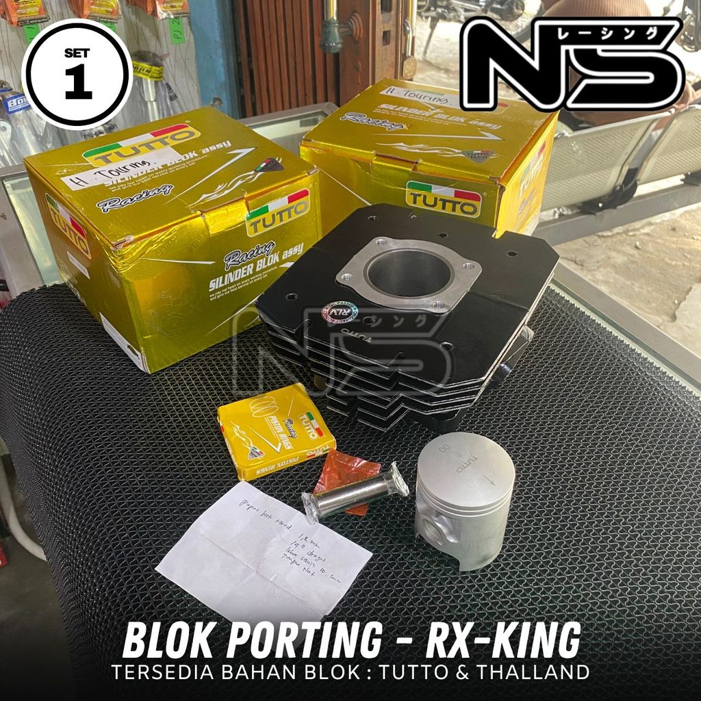 BLOK RX KING PORTING RXK BORING SET RX TUTO TUTTO PORTING HARIAN RACING