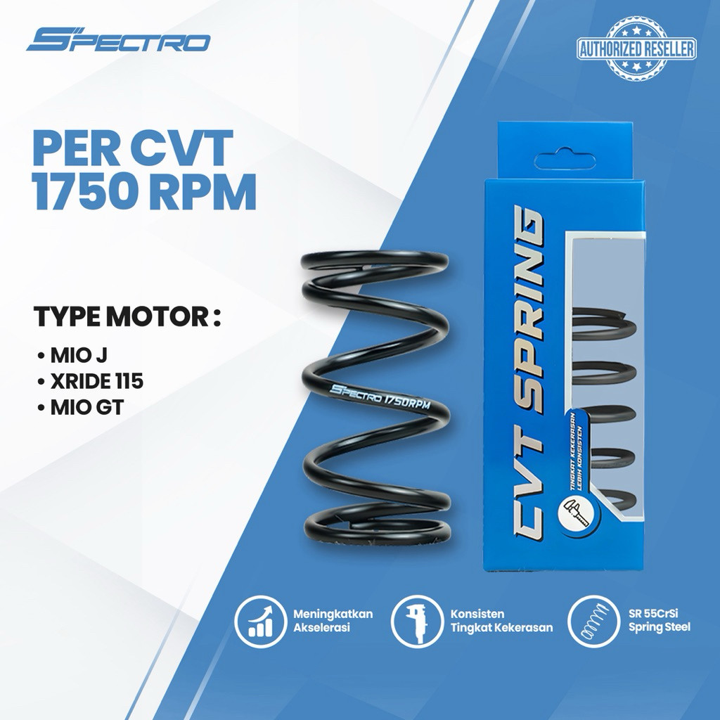 (PER164) Spectro Per CVT 1750 RPM Mio J 115 Mio Gt 115 Roler Upgrade CVT Racing original