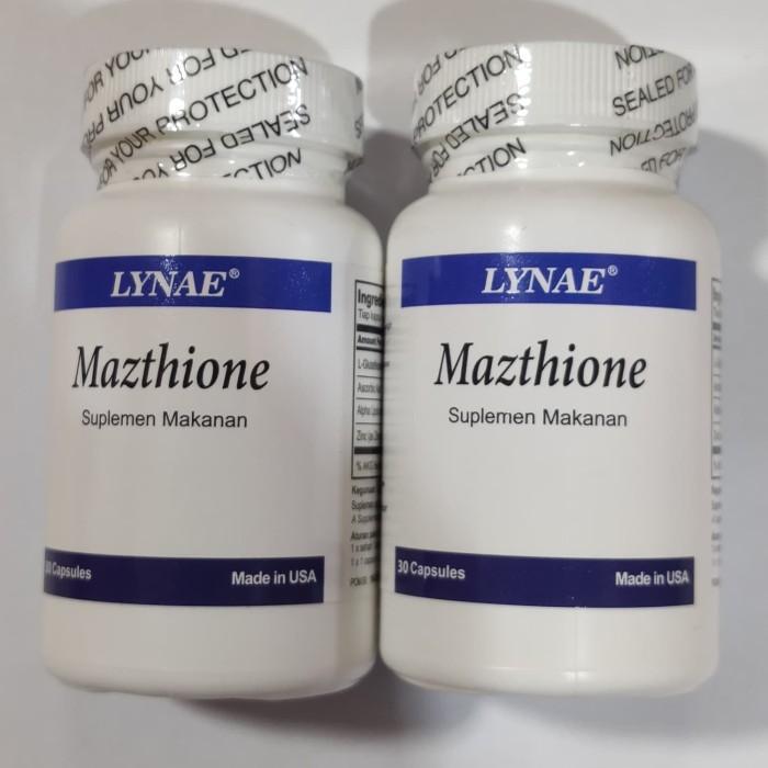 Mazthione - Suplemen pemutih whitening isi  kapsul bersegel - BPOM Ecer 1 Kapsul