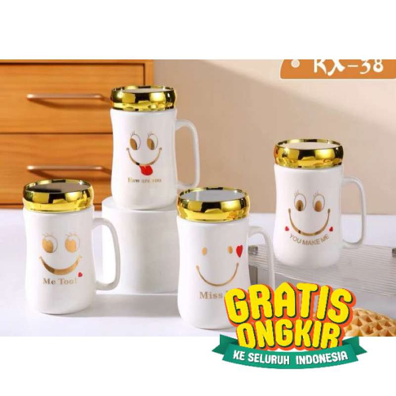 Gelas Mug Cangkir Motif Import / Kado / Souvenir / Ulang Tahun / Hampers / Natal / Nikah / Wedding/ 