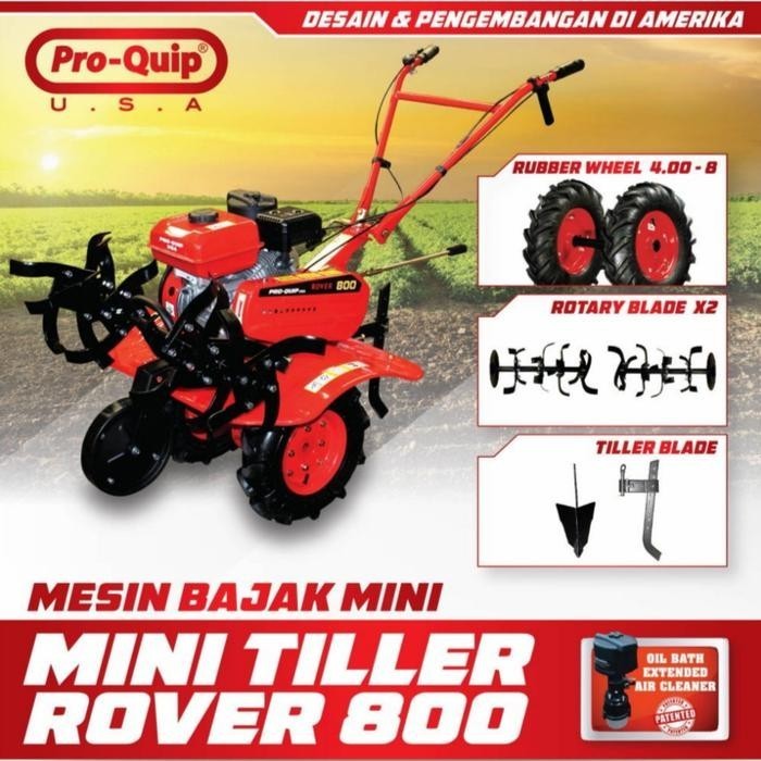 Traktor Mini / Mini Tiller Rover 800 Lahan Kering Dan Basah Bensin