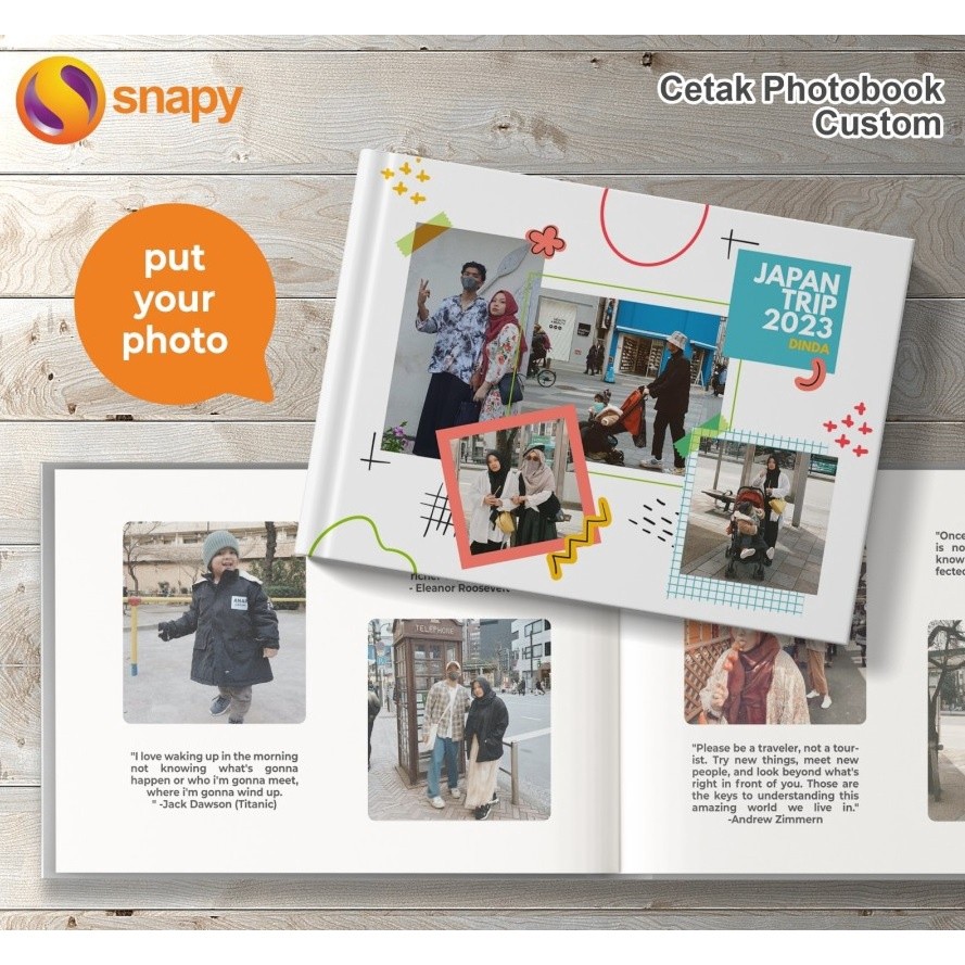 TERBARU Snapy - Album Foto Photobook Cetak Custom Buku Photo Yearbook