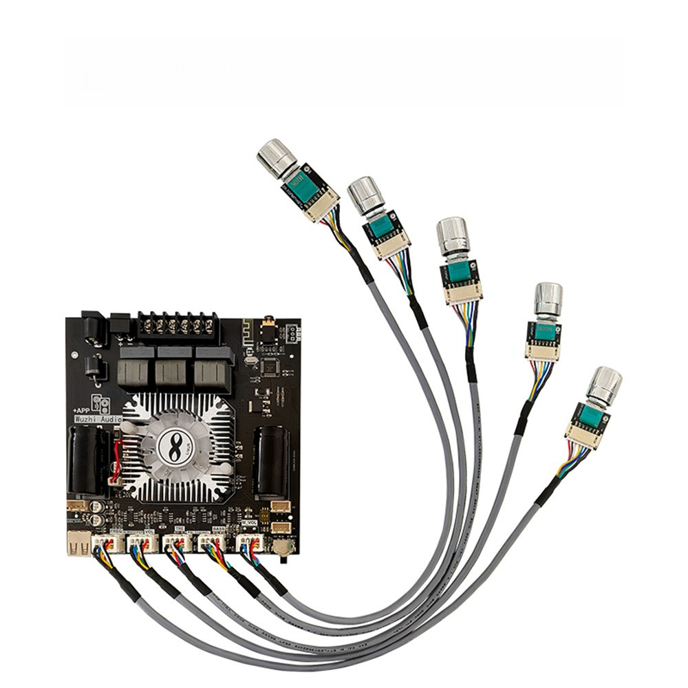 HT21-3G 2.1 Channel HIFI Digital Power Audio Amplifier Board160Wx2+220W BT5.0 AMP Subwoofer Treble B