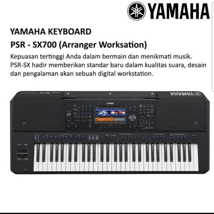 KEYBOARD YAMAHA PSR SX700/SX 700 GARANSI RESMI ORIGINAL