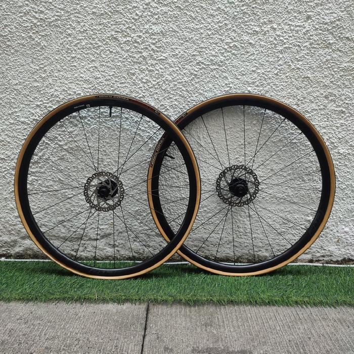 MQ BIKE | WHEELSET GIANT TUBELESS READY PR2 PRELOVED WHEEL SET INCLUDE BAN LUAR VITTORIA