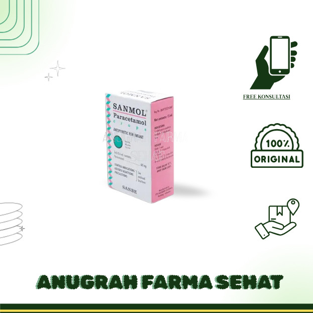 SANMOL DROP - Obat Demam Bayi & Anak