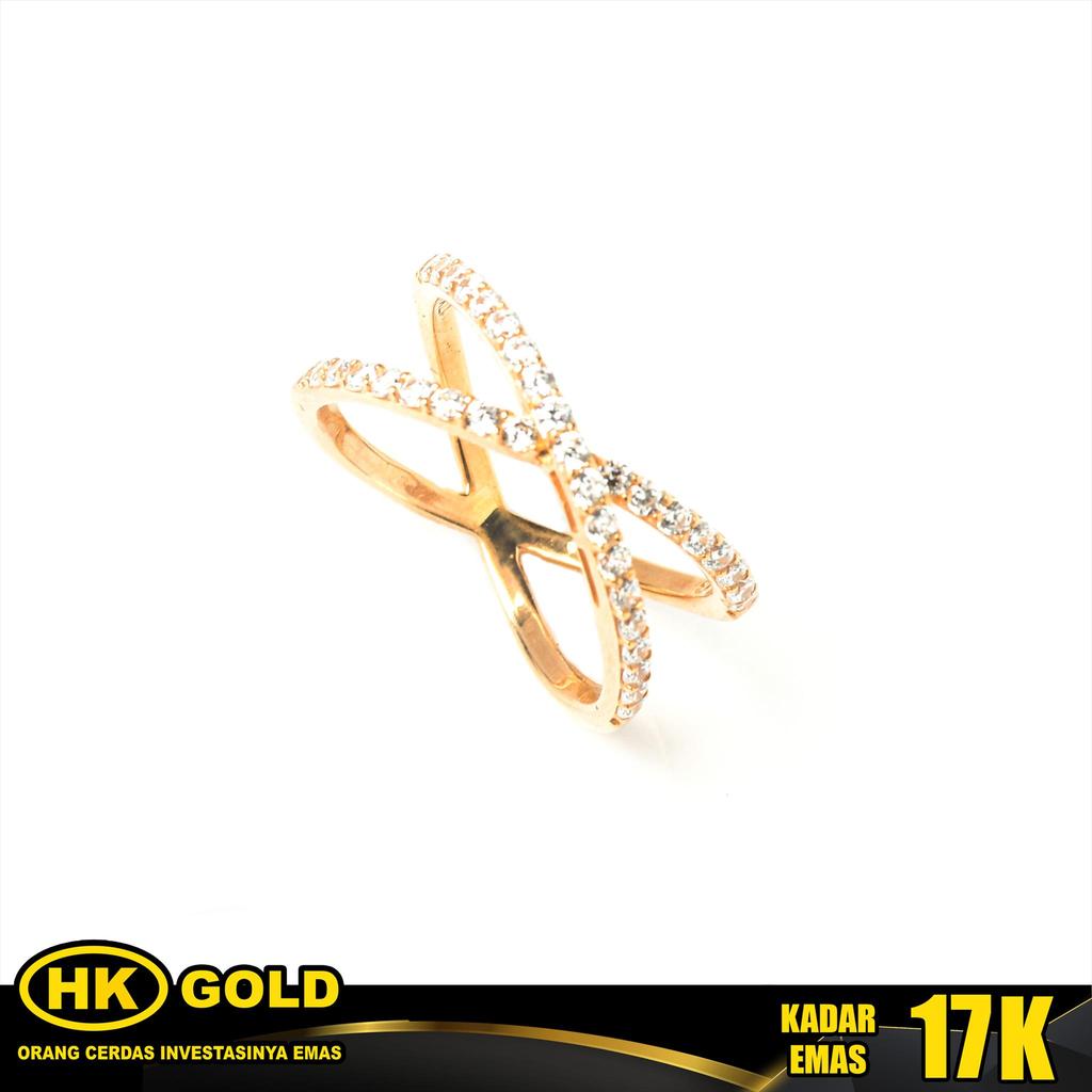 Cincin Emas 17K Type 937 HK GOLD
