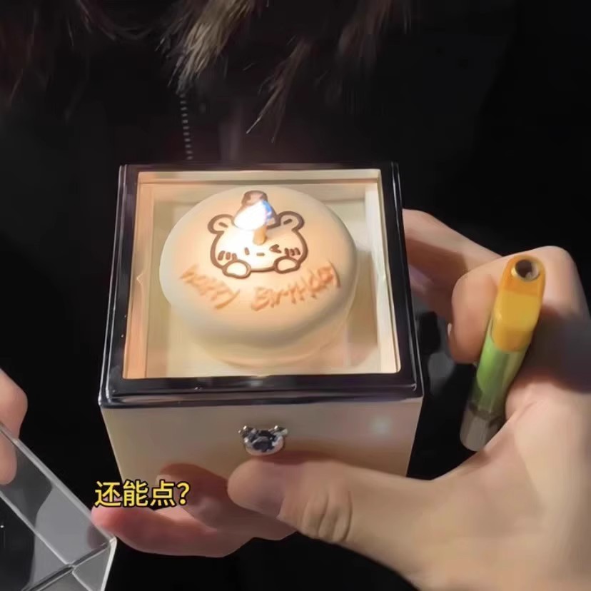 Kotak Cincin Beruang Otomatis Surprise Box Kue Ulang Tahun Hadiah Kado Ulang Tahun Valentine Gift