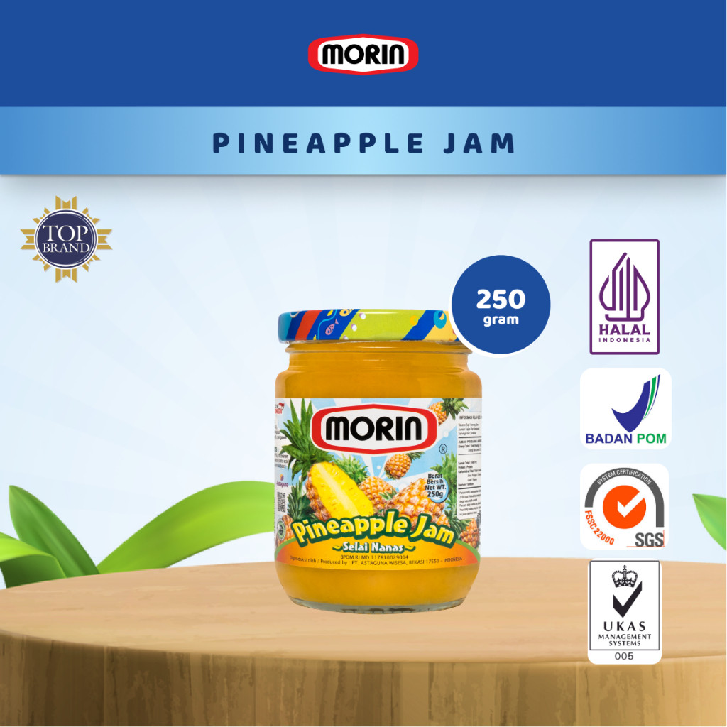 Morin Selai Nanas 250 Gr - Selai Buah