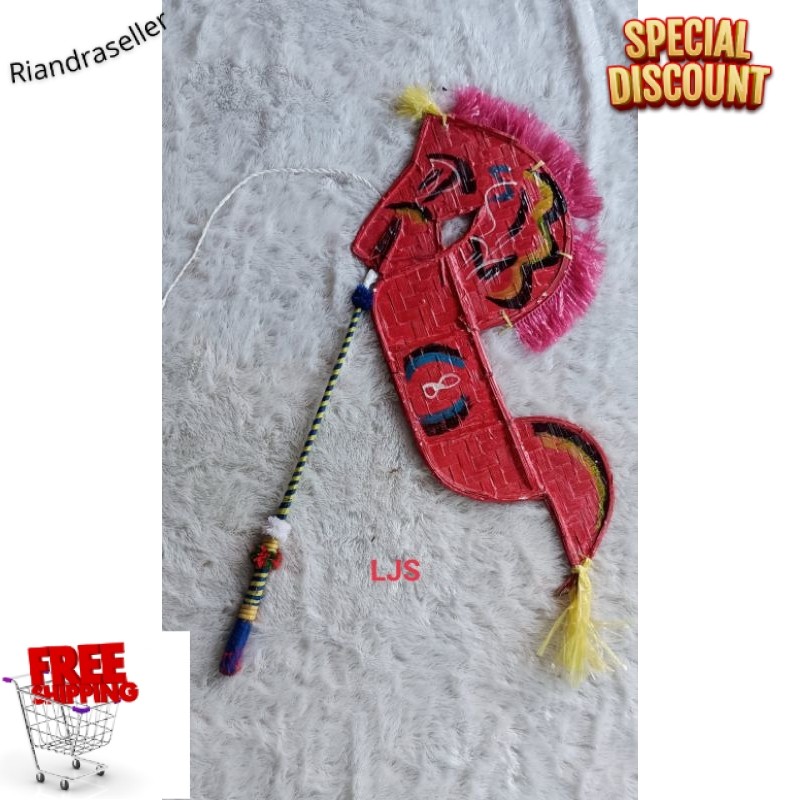 Grosir mainan jaranan anak/ Harga grosir bisa cod/pengrajin kuda lumping murah/Kuda kepang anak/Jara