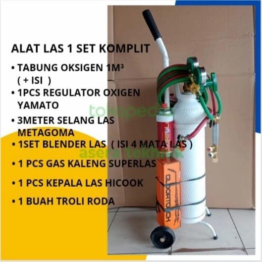 ALAT LAS OKSIGEN KOMPLIT