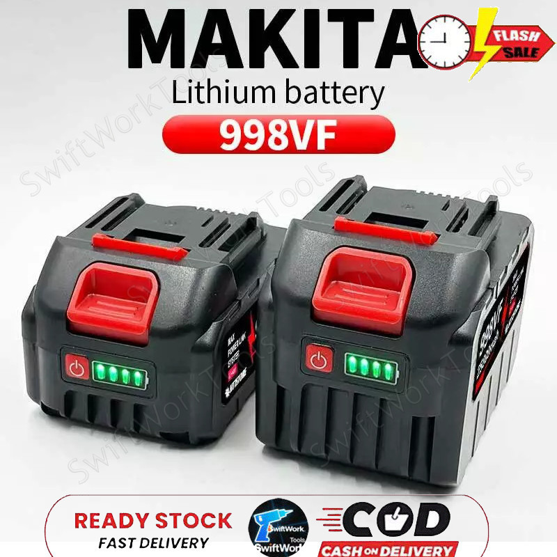 New Baterai Litium 98VF/198VF/199VF Li-Ion Batrai bor Electric Drill Battery High Quality untuk batr