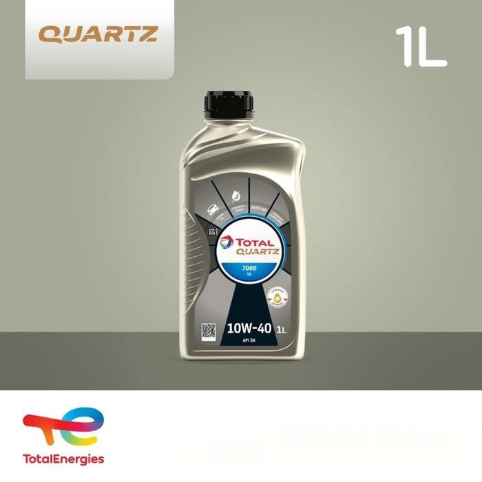 Pelumas - Oli Mesin TOTAL Quartz 7000 10W-40 - 1 liter - TOTAL 7000