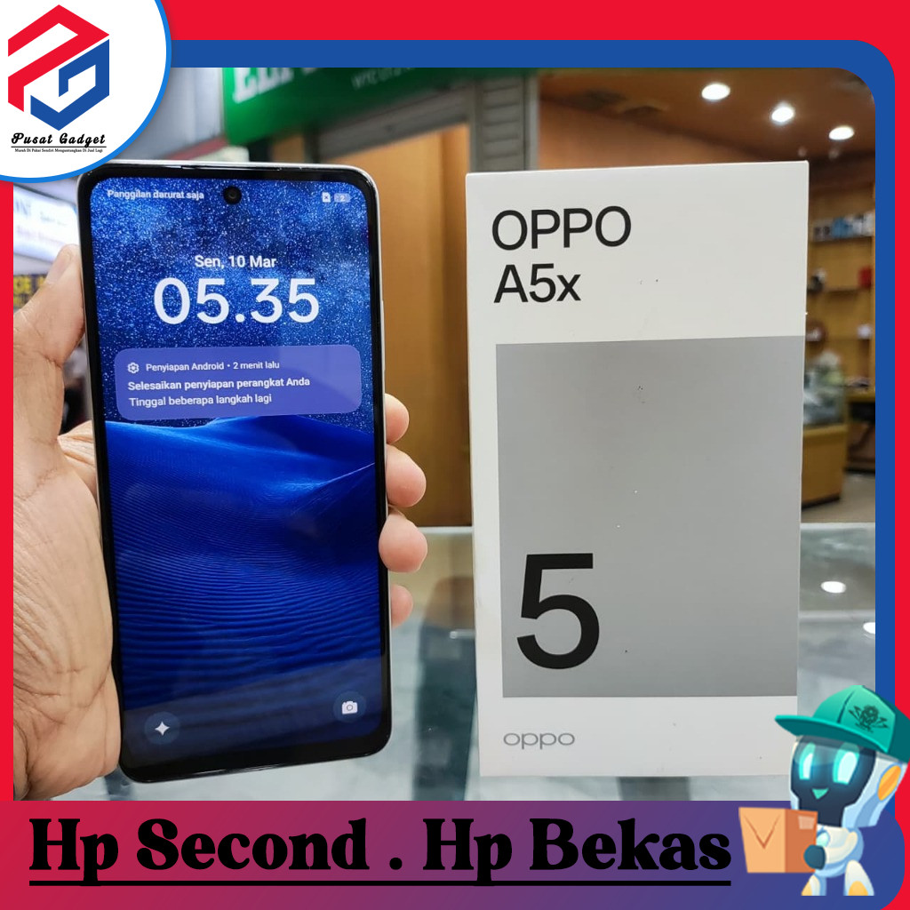 Oppo A5X Ram 4/128GB | Ram 6/128GB Second Original Pusat Gadget