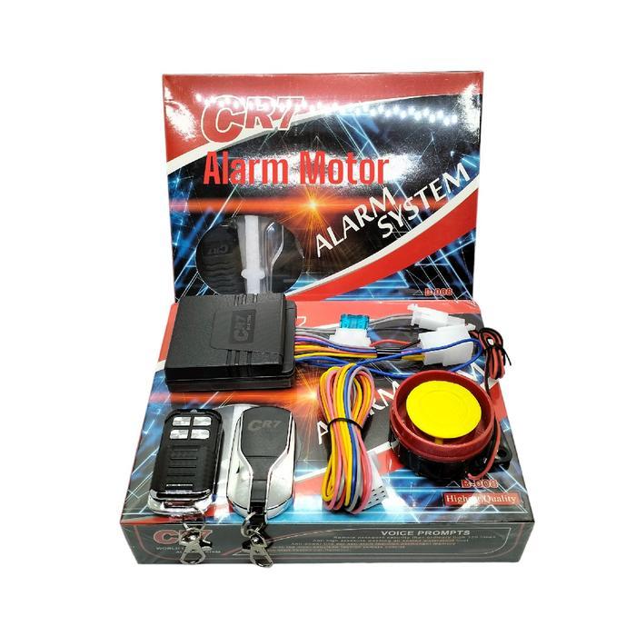 Alarm Motor CR7 Original Kualitas Premium Universal Motor Alarm Anti Maling - Cr7, Alarm Motor CR7