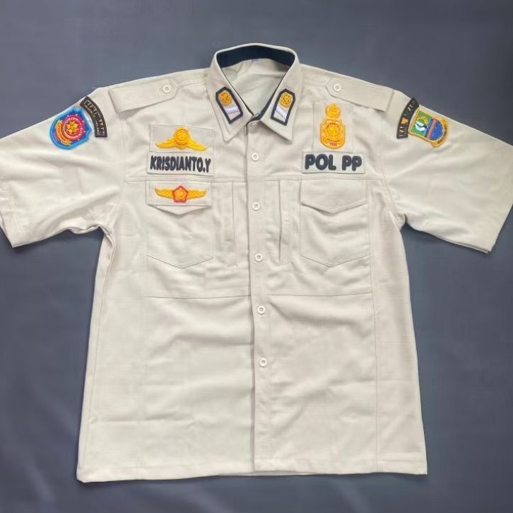 SERAGAM SATGAS CREM SATPOL PP PREMIUM