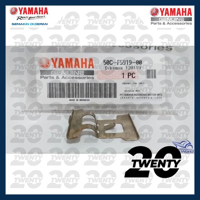 50C-F5919-00 PLAT TAHANAN KALIPER REM BELAKANG JUPITER MX KING ORI YGP