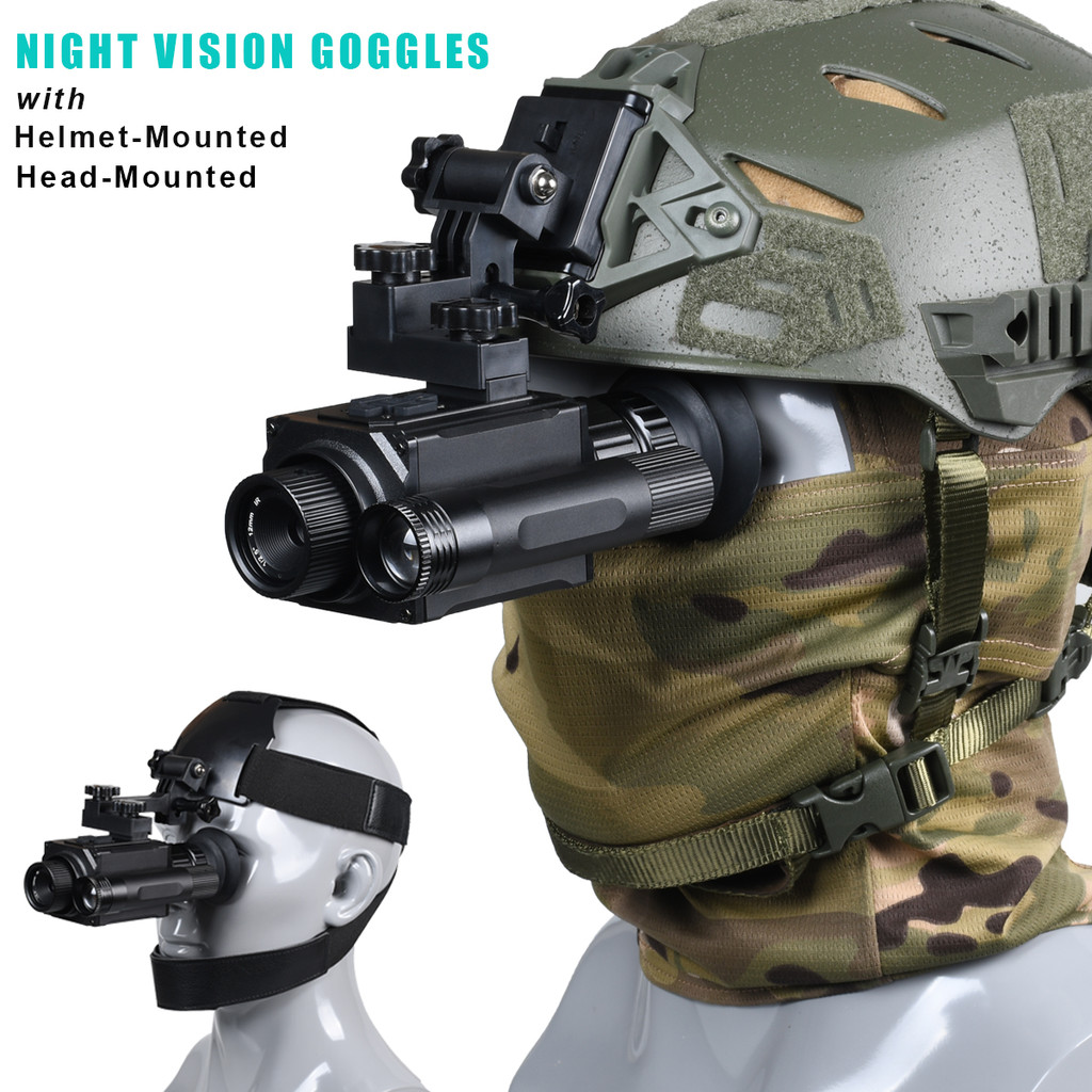 Megaorei NK006 Helmet Night Vision Monocular Long-Distance Infrared 5X Zoom 1080P Digital Hunting Ni