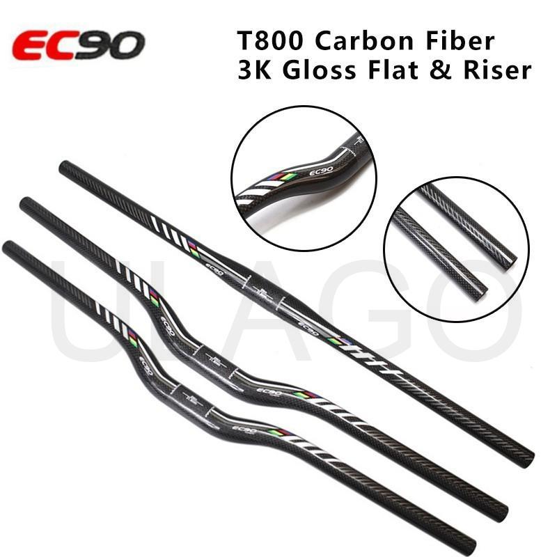 Handlebar Carbon Glossy Ec90 Flat Rise Riser Mtb Os 31.8Mm 31.8 Handle Bar Lunje Kocevlo Ritchey