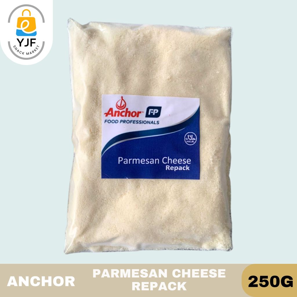 Anchor Parmesan Cheese 250g / Keju Parmesan Bubuk / Parmesan Cheese Powder / Keju Bubuk