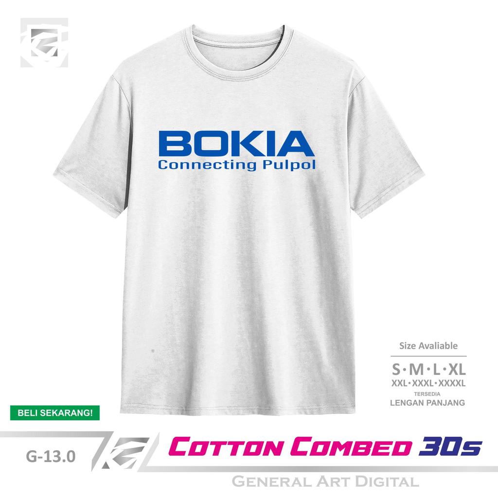 Baju Kaos Plesetan Brand Bokia  T-Shirt Pria Wanita Kaos Plesetan Keren