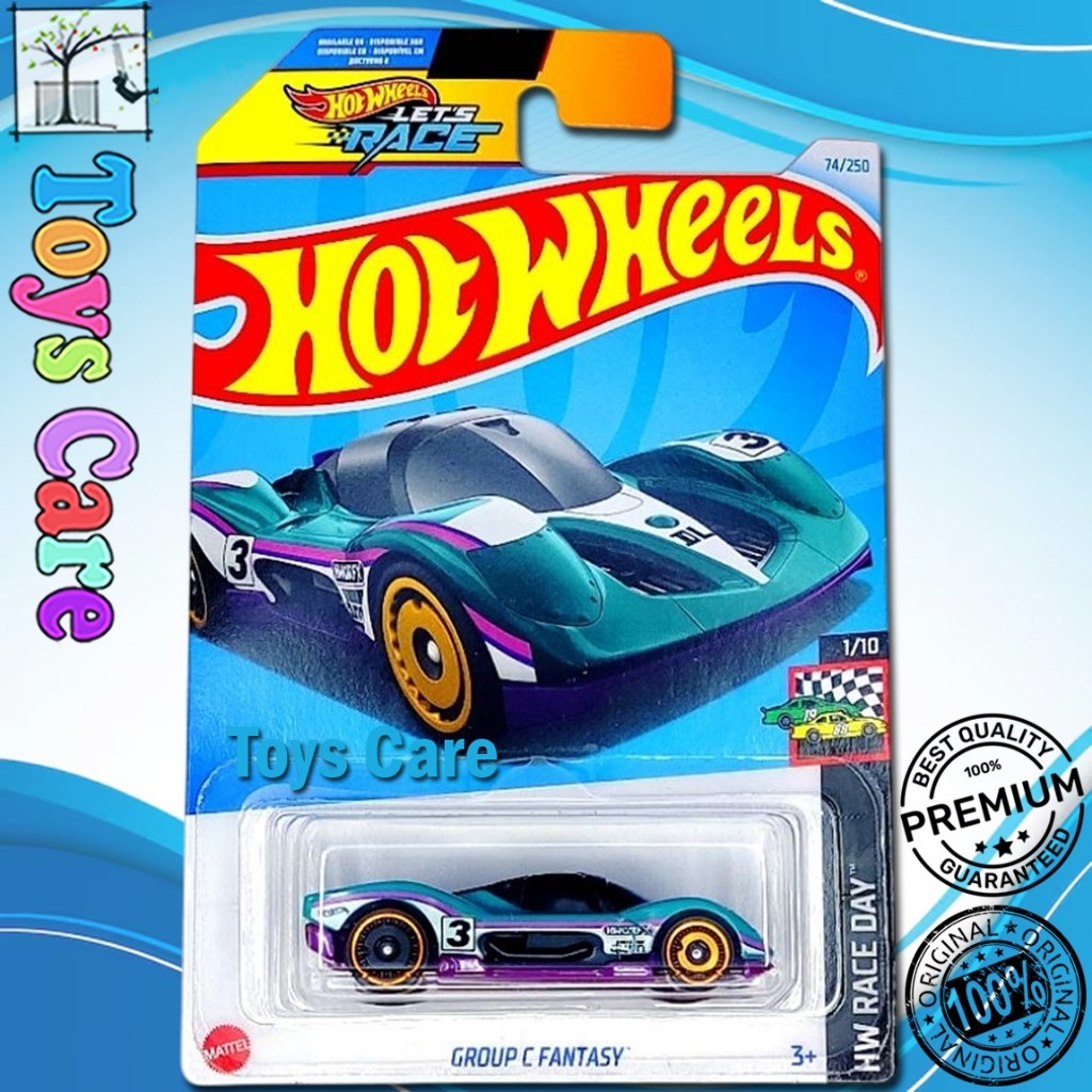 Hot Wheels Group C Fantasy 2024 Hijau Formula One F1 Sport Car Track Aces Stars Loop Race