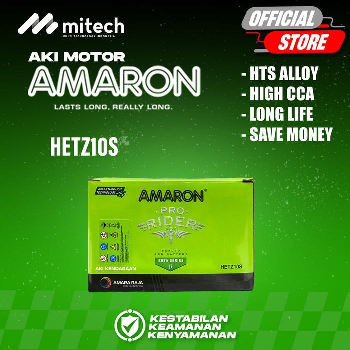 Amaron Aki Kering Motor Suzuki GSX R600 / GSX 750P Inazuma ETZ10S - 12V / 9Ah