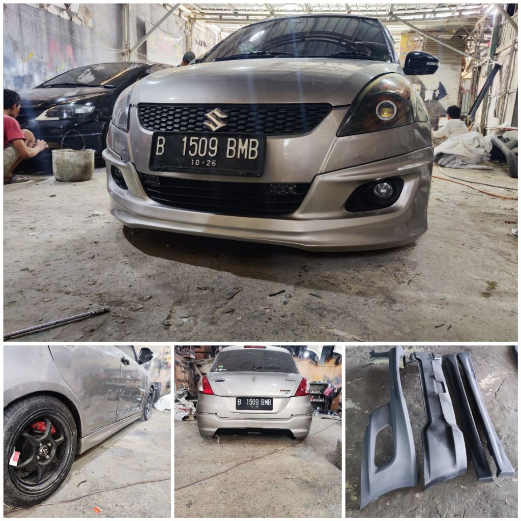 BUMPER bodykit suzuki swift euro 2013-2017 kuat-tebal-lentur GRADE-A body kit bodikit