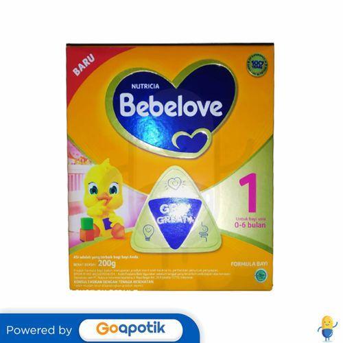 NUTRICIA BEBELOVE 1 USIA 0-6 BULAN 200 GRAM BOX