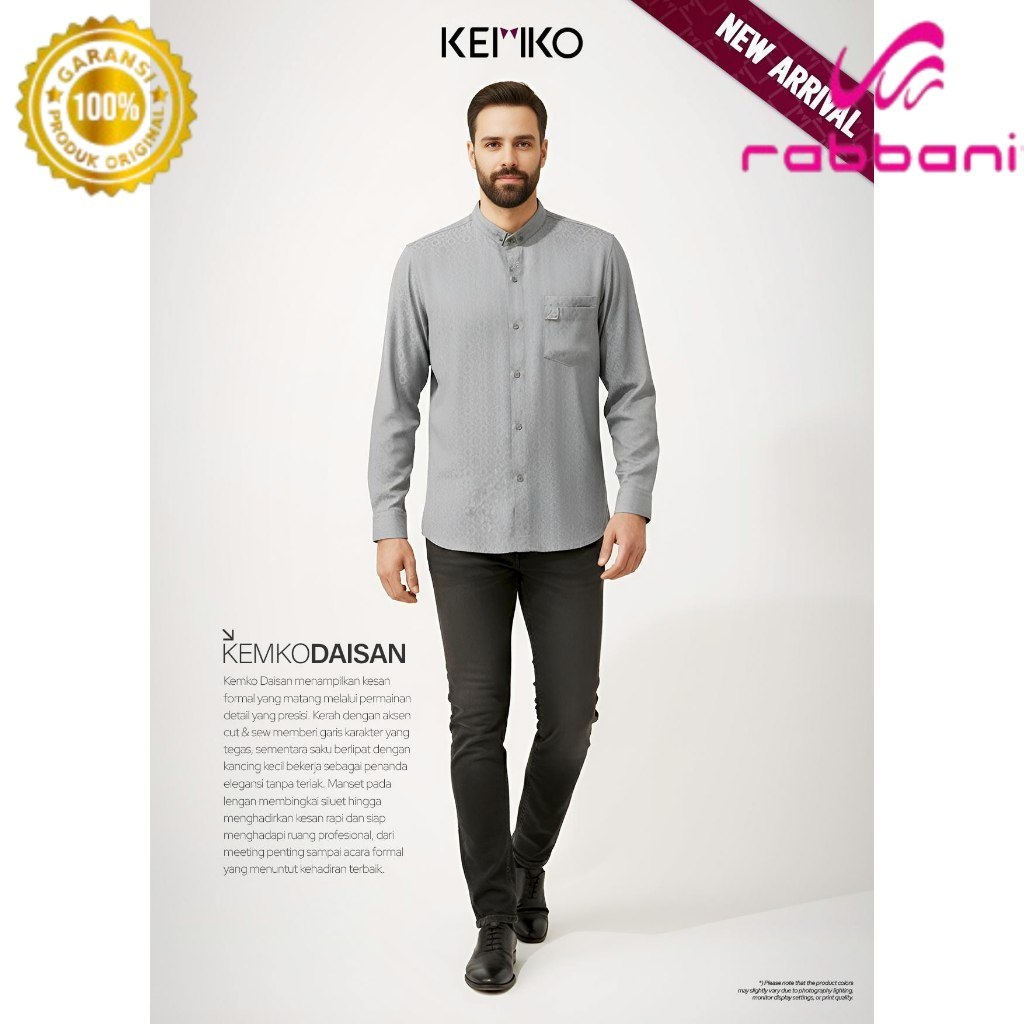 Rabbani ori - Kemko Daisan | Kemko Lengan Panjang | Kemeja Lengan Panjang | Koko Lengan Panjang | Ko