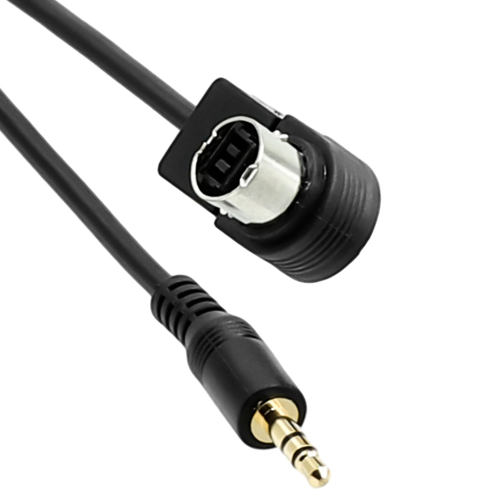 KCA235B Alpine AiNet Aux Input Cable Adapter iPodiPhone MP3 35mm Jack Plug CA1002