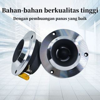 Free Car Stereo Capacitor Horn Speaker Tweeter 300W 4ohm 4 inch