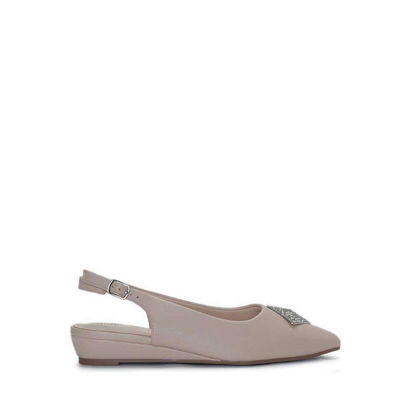Payless Nine West Womens Camille Slingback Wedges - Nude_15