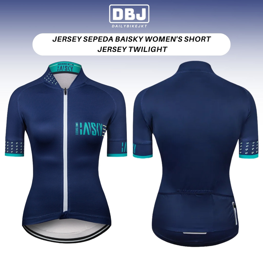 JERSEY SEPEDA BAISKY WOMEN'S SHORT JERSEY TWILIGHT