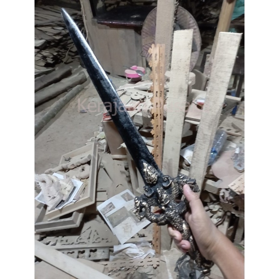 keris tombuk naga kembar kinatah legendaris majapahit sepuh nogososro emas perunggu hasil semedi KJ5