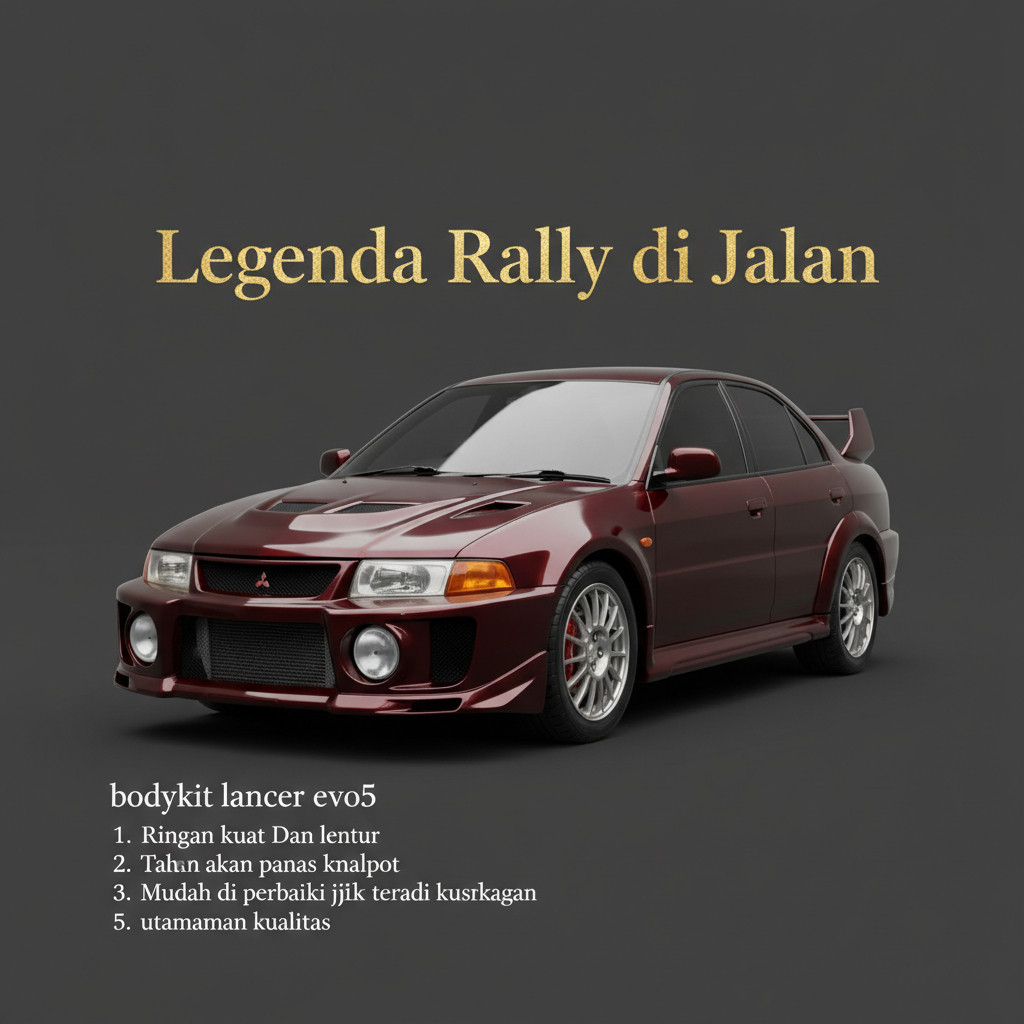 bodikit bodykit mitsubishi lancer evo5 body kit lancer evo 5 1998 1999