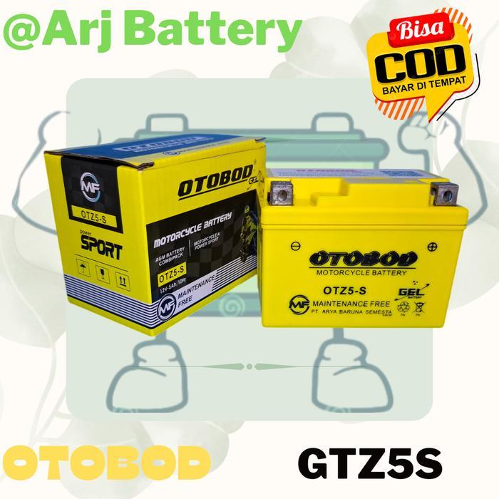 Aki Motor Honda Beat Fi, Blade, Revo, GTZ5S MF ACCU KERING