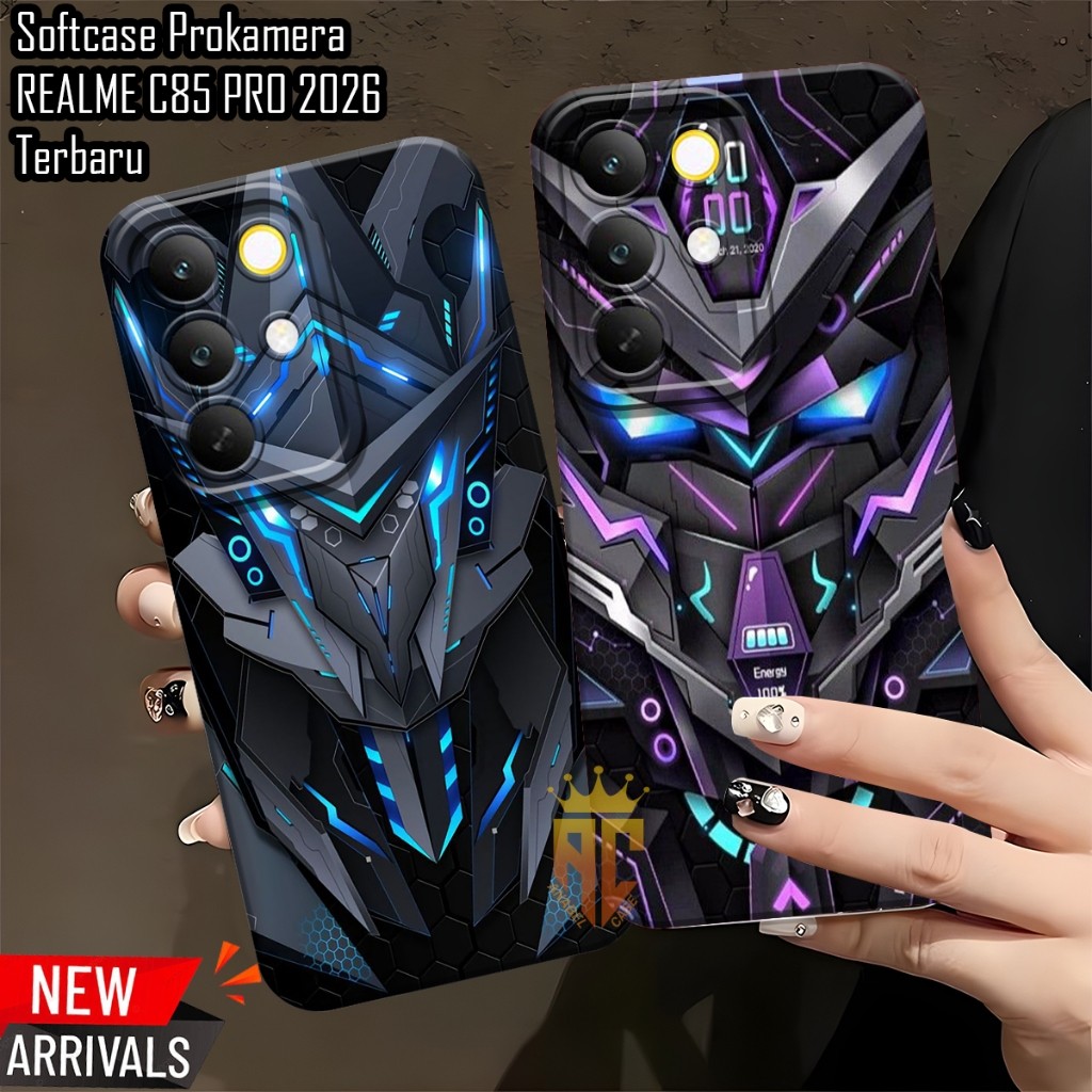 Softcase REALME C85 PRO - Casing REALME C85 PRO Motif Robot Keren - Kesing Realme Kekinian [RL25]