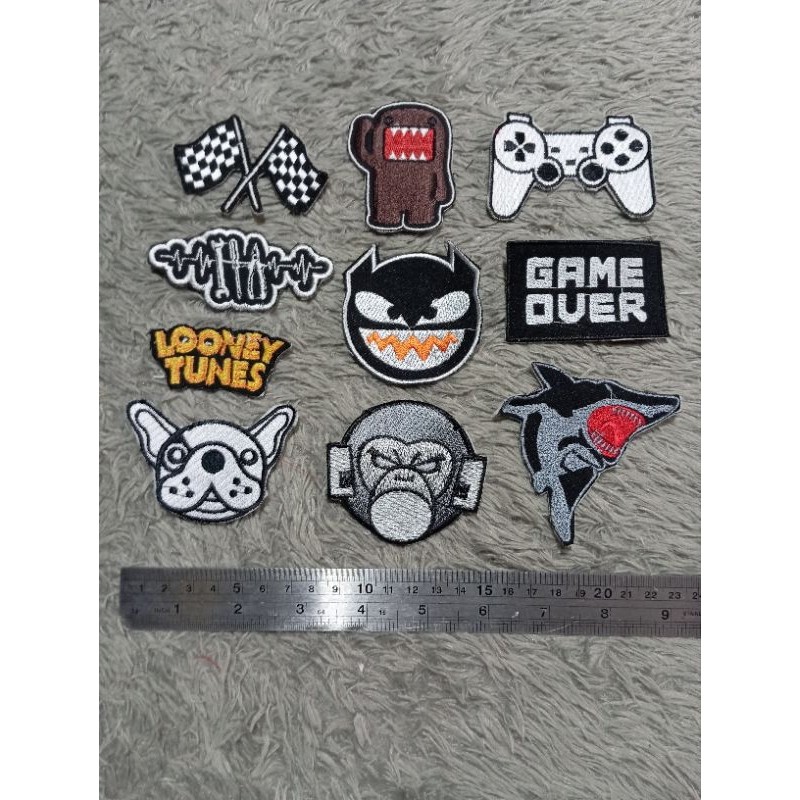 Patch Bordir lucu, patch bordir anime, patch bordir komputer